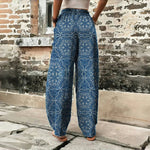 Pantalon Imprimé Ethnique Vintage