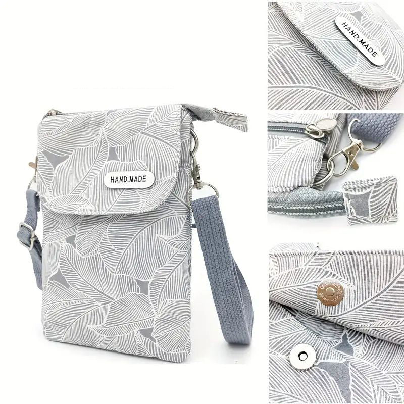Sac À Motif Feuilles Vintage