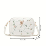 Sac Décontracté À Broderie Florale