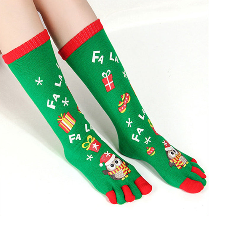 Chaussettes Cinq Orteils De Noël