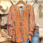 Blouse Vintage Décontracté
