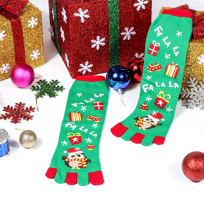 Chaussettes Cinq Orteils De Noël