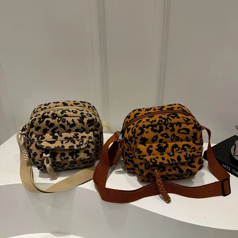 Sac Léopard Vintage