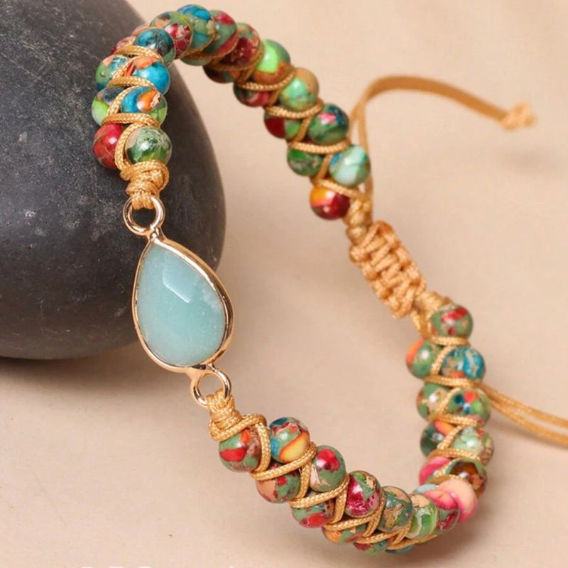 Bracelet Bohème Tissé À La Main