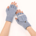 Gants Chauds De Couleur Unie