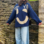 Pull En Tricot Décontracté Smiley