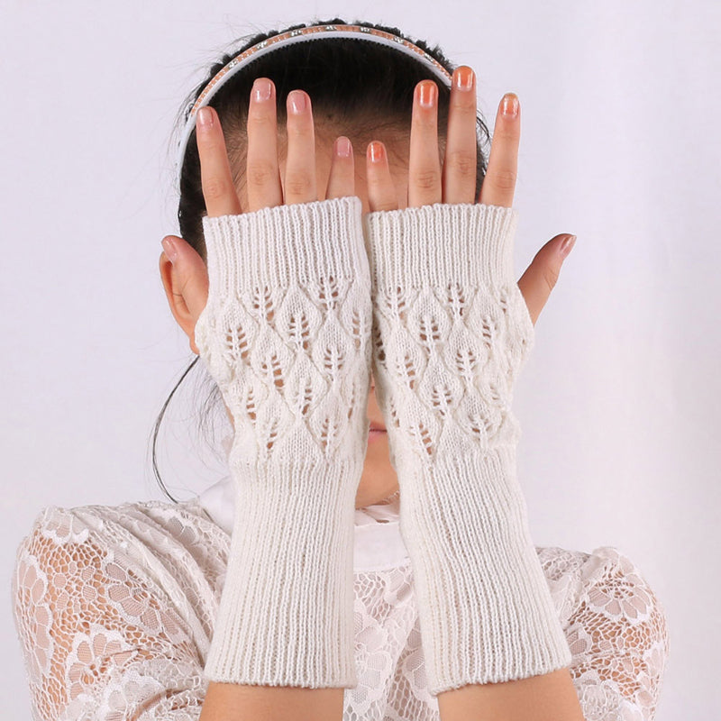Gants Chauds De Couleur Unie