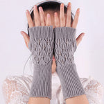 Gants Chauds De Couleur Unie