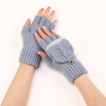 Gants Chauds De Couleur Unie