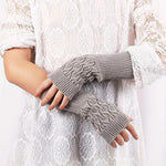 Gants Chauds De Couleur Unie
