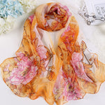Écharpe À Imprimé Floral Vintage