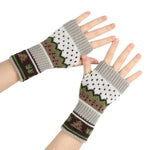 Gants Tricotés De Noël