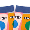 Chaussettes Abstraites À Blocs De Couleurs