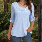 Blouse Rayée Décontractée