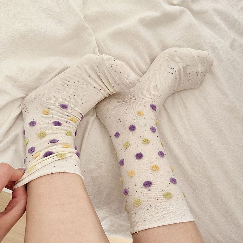 Chaussettes Décontractées À Pois