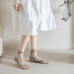 Chaussettes Fleuries Respirantes