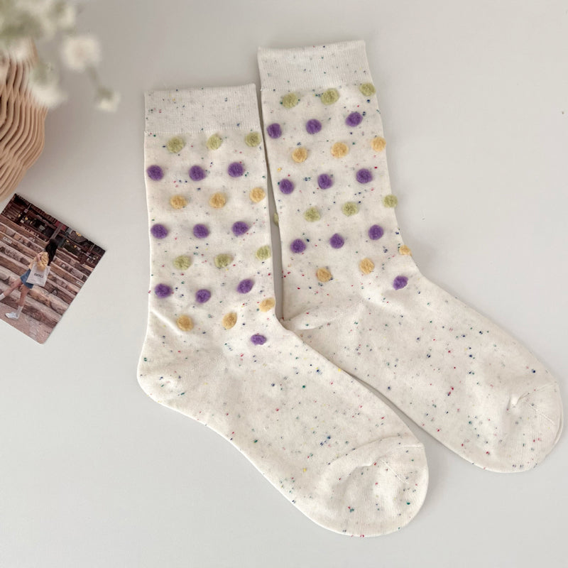 Chaussettes Décontractées À Pois