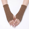 Gants Tricotés De Couleur Unie