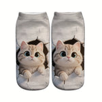 Chaussettes Décontractées À Imprimé Animal