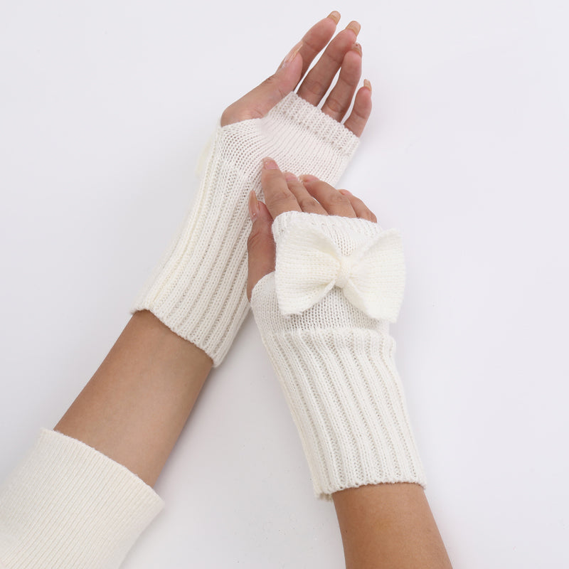 Gants Chauds De Couleur Unie