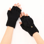 Gants Chauds De Couleur Unie