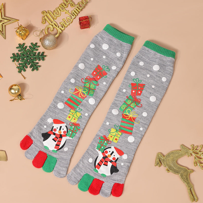 Chaussettes Cinq Orteils De Noël