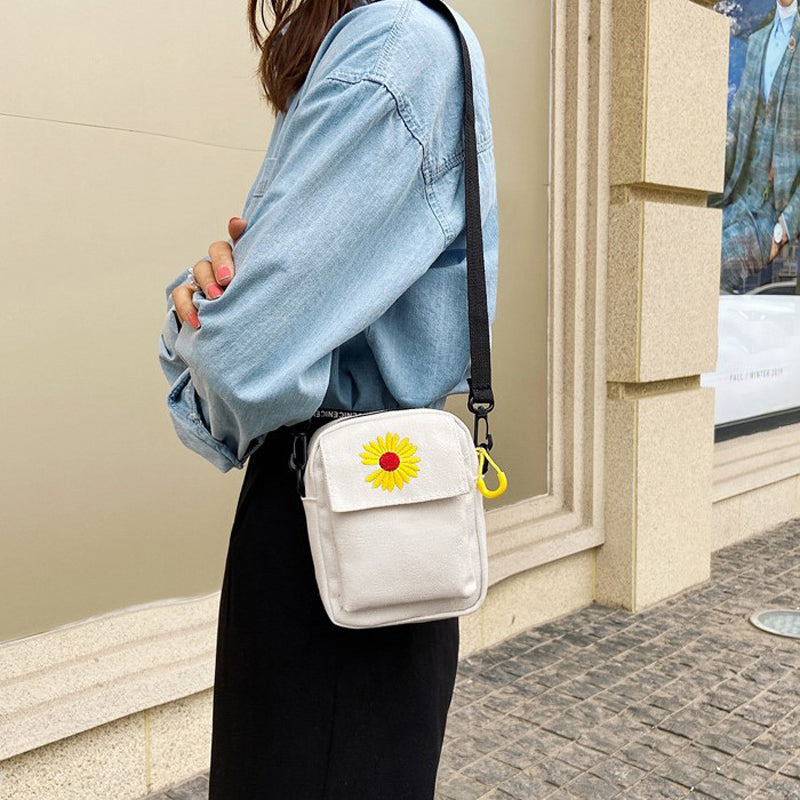 Sac En Toile Décontracté Marguerite