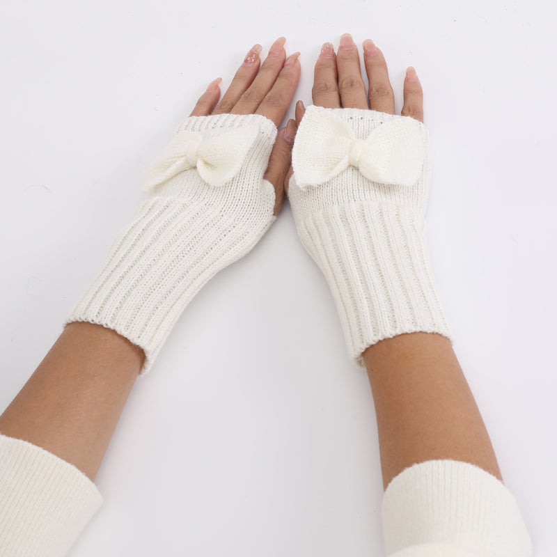Gants Chauds De Couleur Unie