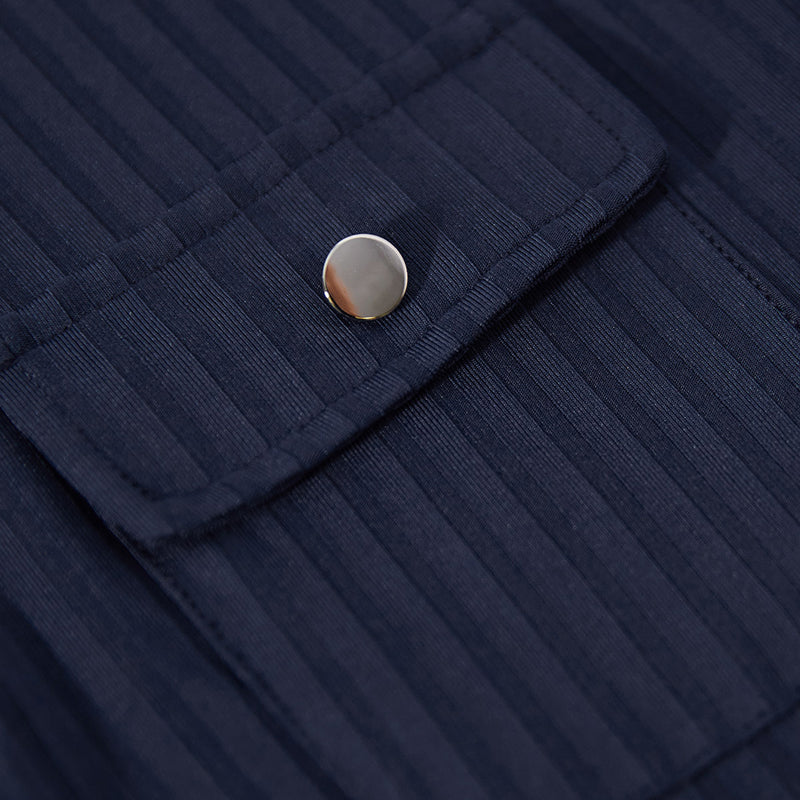 Blouse Décontractée De Couleur Unie