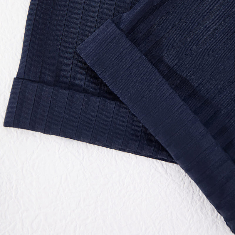 Blouse Décontractée De Couleur Unie