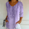 Blouse Décontractée Vintage