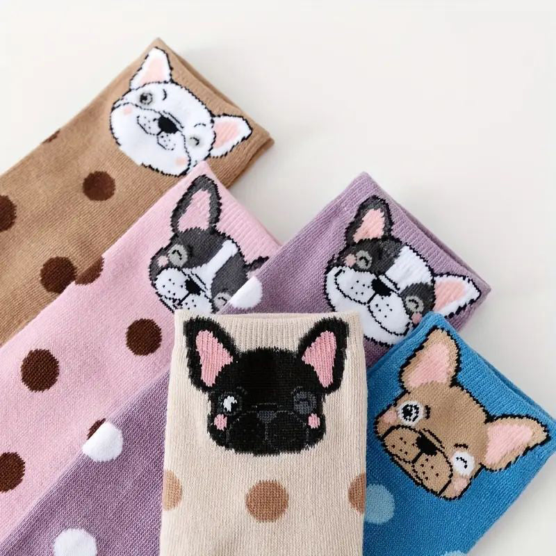 Lot De 5 Paires De Chaussettes De Dessin Animé
