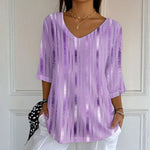 Blouse Rayée Décontractée