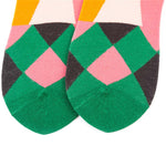 Chaussettes Abstraites À Blocs De Couleurs