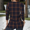 【Manches Longues】Blouse À Carreaux Vintage