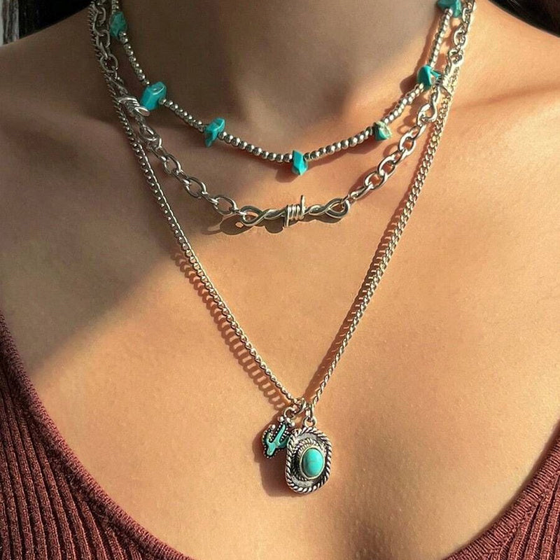 Collier Pendentif Vintage