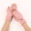 Gants Chauds De Couleur Unie