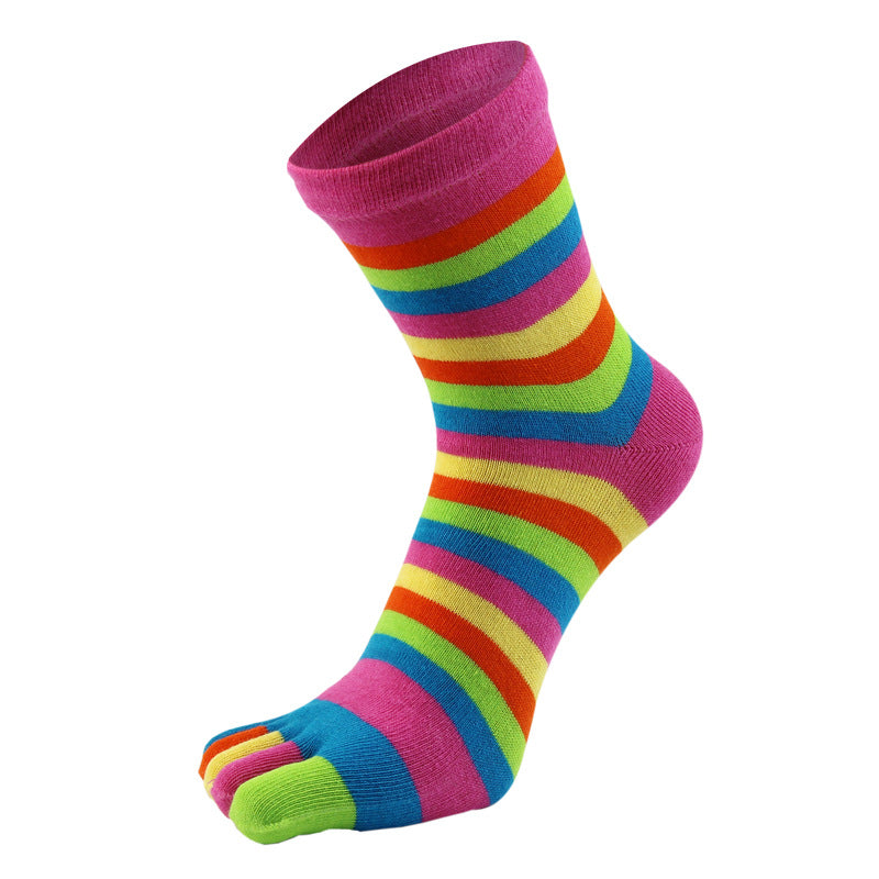 Chaussettes Colorées À Cinq Orteils