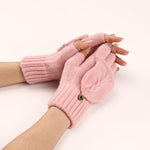 Gants Chauds De Couleur Unie