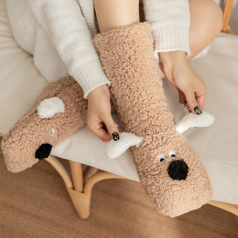 Chaussettes Chaudes Antidérapantes