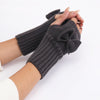 Gants Chauds De Couleur Unie