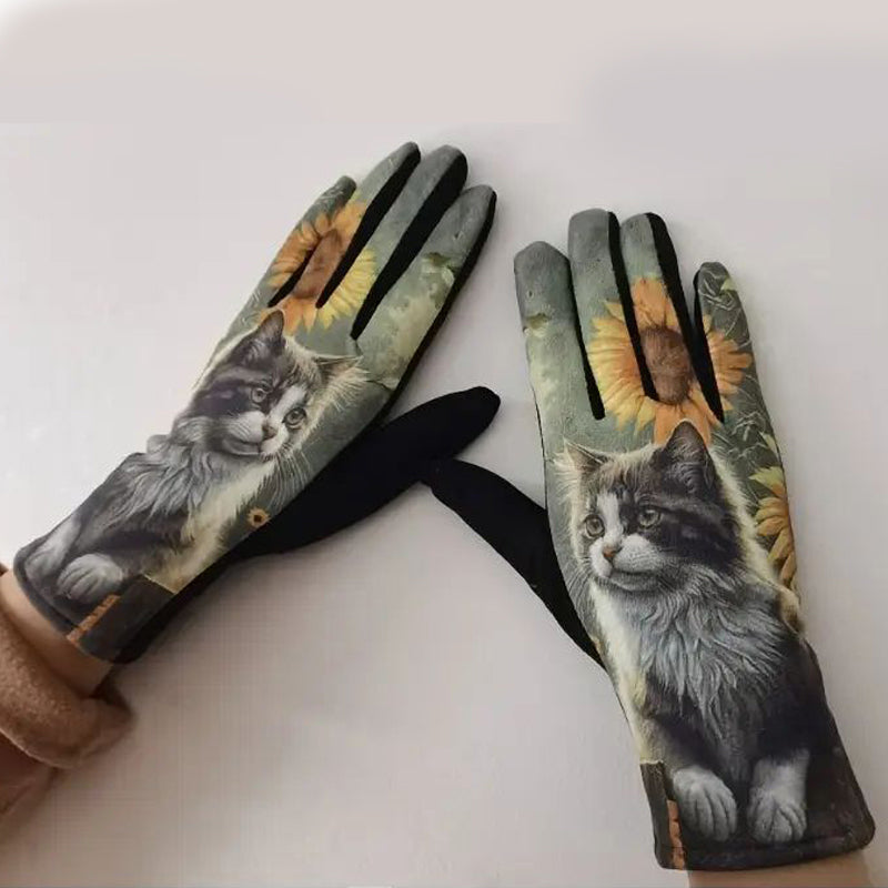 Gants Chauds De Dessin Animé