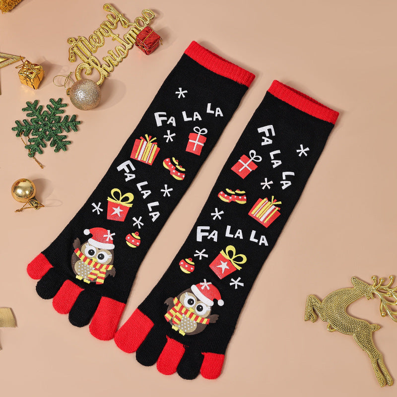 Chaussettes Cinq Orteils De Noël