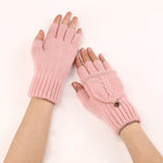 Gants Chauds De Couleur Unie