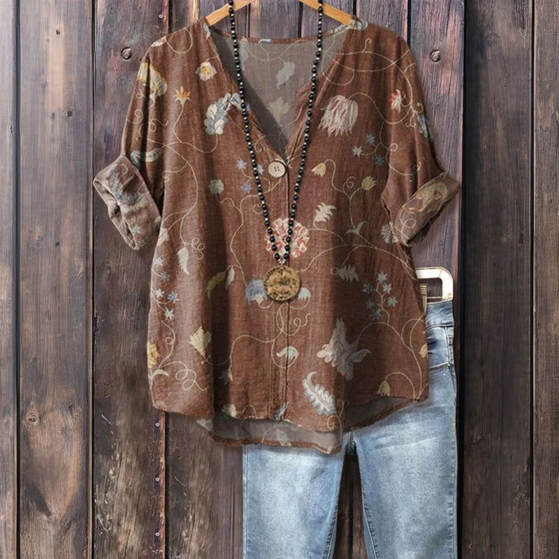 Blouse Vintage Décontracté