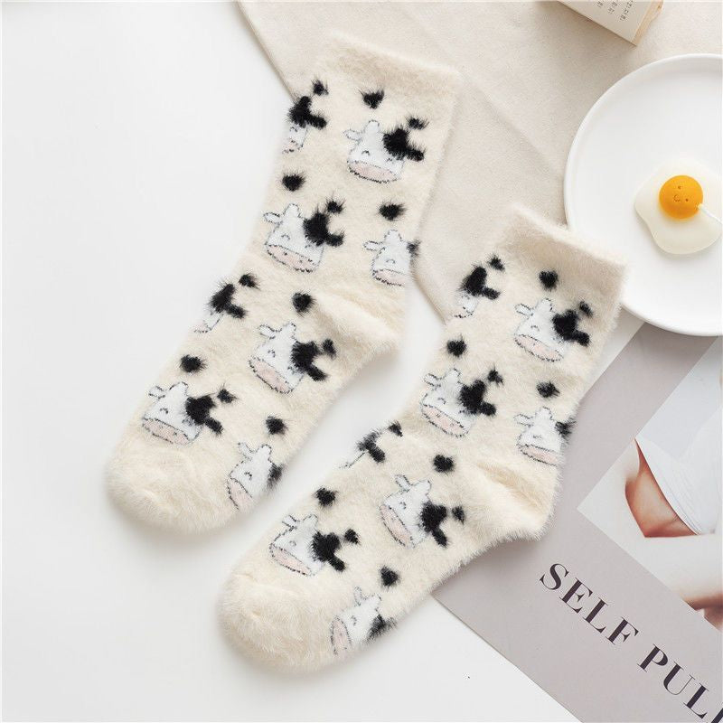 Chaussettes Chaudes En Peluche