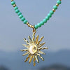 Collier Pendentif Soleil Bohème