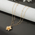 Collier Pendentif Fleur