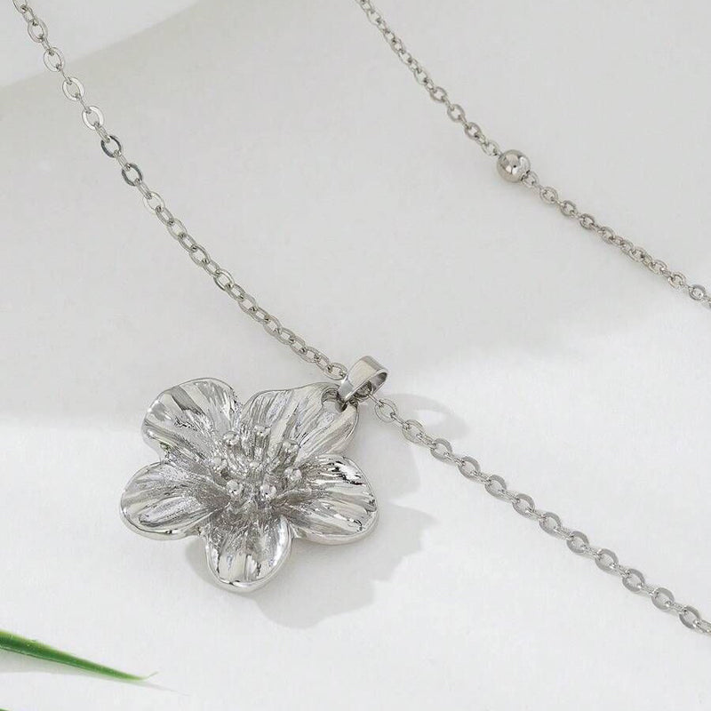 Collier Pendentif Fleur