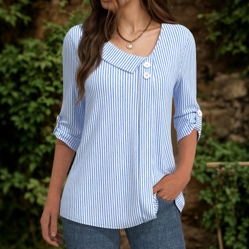 Blouse Rayée Décontractée